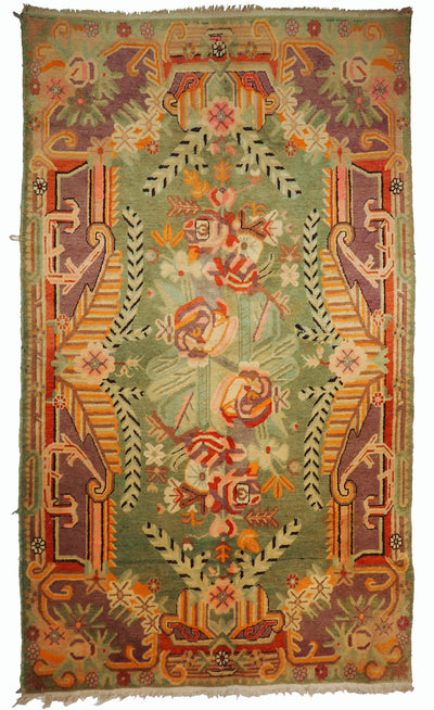 250x143 cm originell Antik Khotan Samarkand orientteppich Teppich Chinese Turkestan handgeküpft No:20/B Teppiche Orientsbazar   