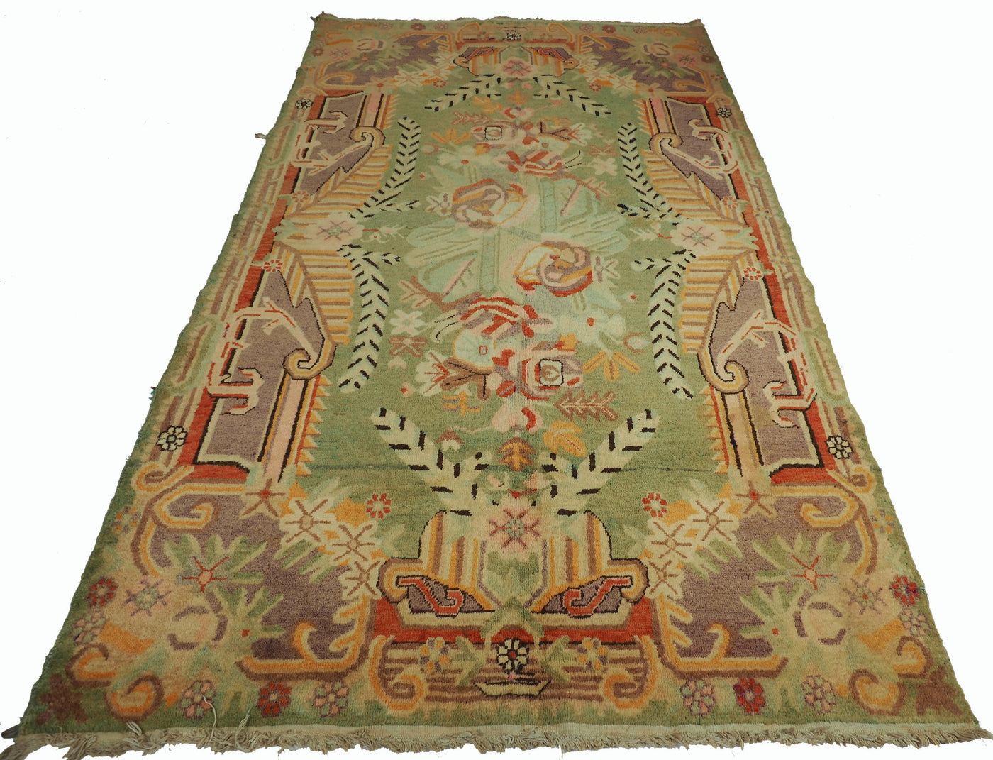 250x143 cm originell Antik Khotan Samarkand orientteppich Teppich Chinese Turkestan handgeküpft No:20/B Teppiche Orientsbazar   