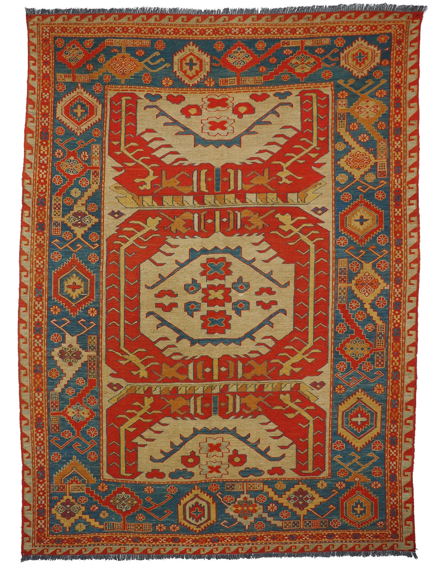 215x155 cm orient handgewebte kaukasisch Teppich Nomaden  sumakh  kelim Nr-WL/C Teppiche Orientsbazar   