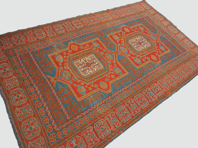 245x150 cm orient handgewebte kaukasisch Teppich Nomaden  sumakh  kelim Nr-WL/H Teppiche Orientsbazar   