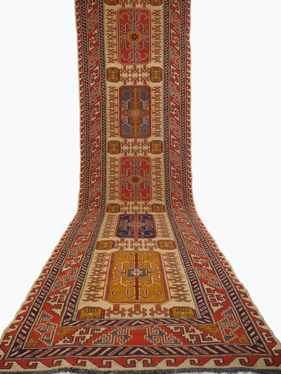 380x76 cm orient handgewebte kaukasisch Teppich Nomaden  sumakh  kelim teppich läufer galerie teppich Treppenteppich Nr-WL/M  Orientsbazar   