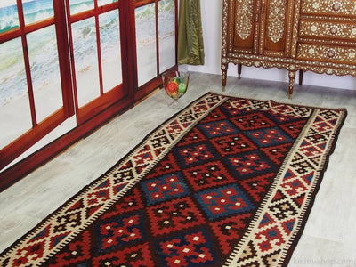 365x120 cm sehr seltener antike orient Teppich  nomaden Kelim ardabil  Teppich Rug  Nr:11  Orientsbazar   