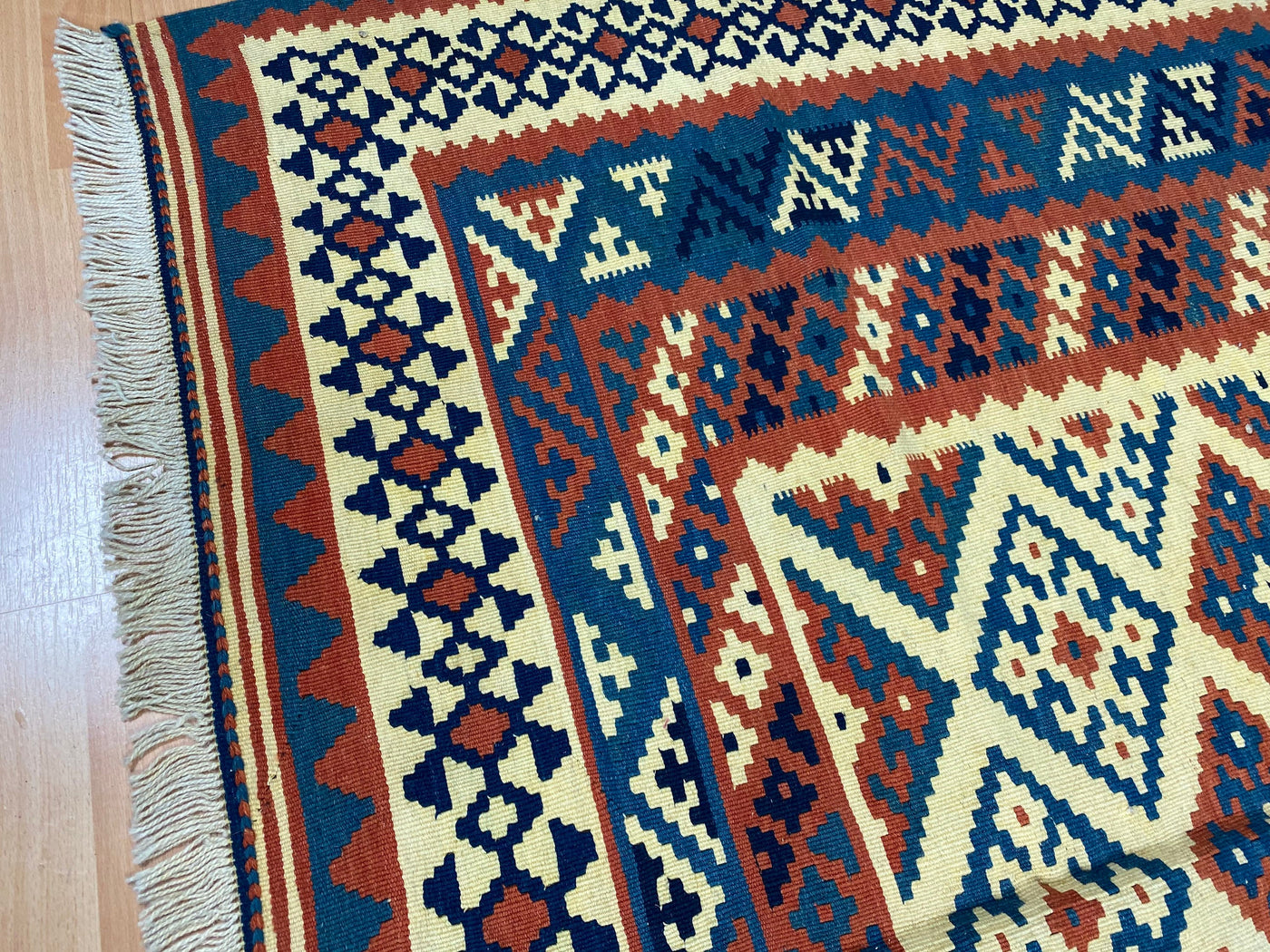 193x155 cm sehr seltener  handgewebte orient Teppich  nomaden Kelim sarandTeppich Rug  Nr:9 Teppiche Orientsbazar   