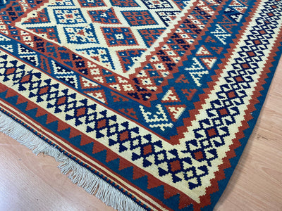 193x155 cm sehr seltener  handgewebte orient Teppich  nomaden Kelim sarandTeppich Rug  Nr:9 Teppiche Orientsbazar   