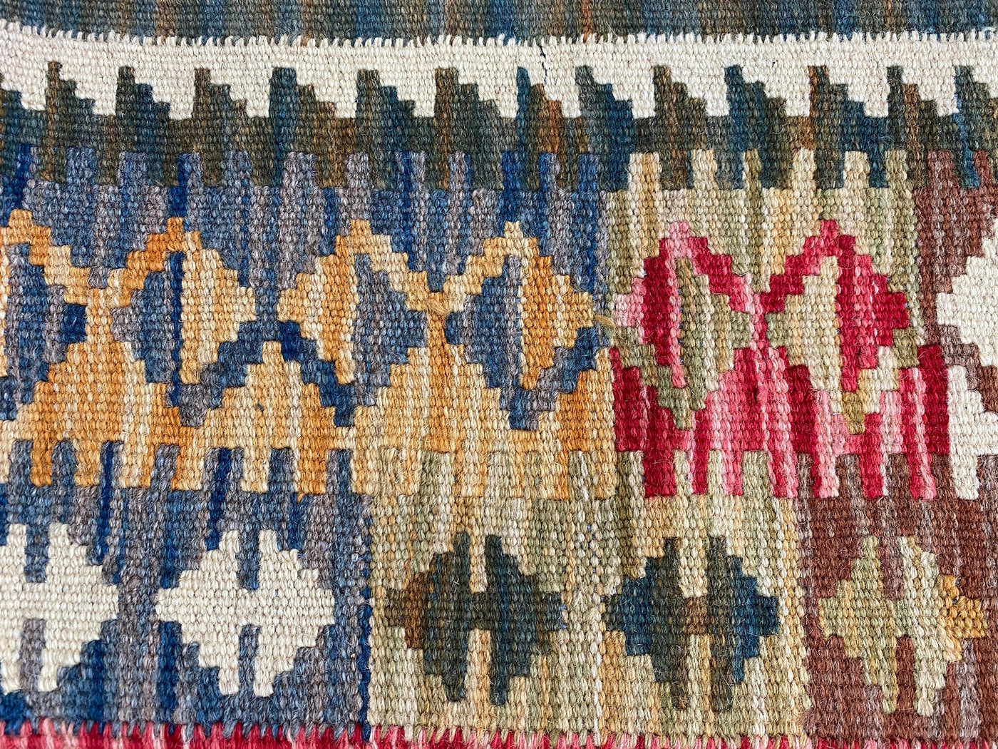 198x145 cm handgewebte nomaden orientt Kelim aus Afghanistan  Nr:2020/2 Teppiche Orientsbazar   