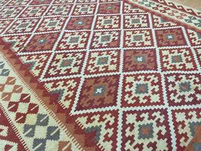 255x155 cm cm handgewebte nomaden orientt Kelim aus Afghanistan  Nr:54/B Teppiche Orientsbazar   