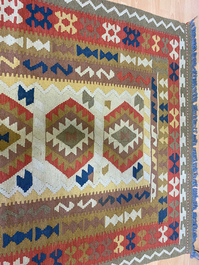 200x150 cm handgewebte nomaden orientt Kelim aus Afghanistan  Nr:71 Teppiche Orientsbazar   