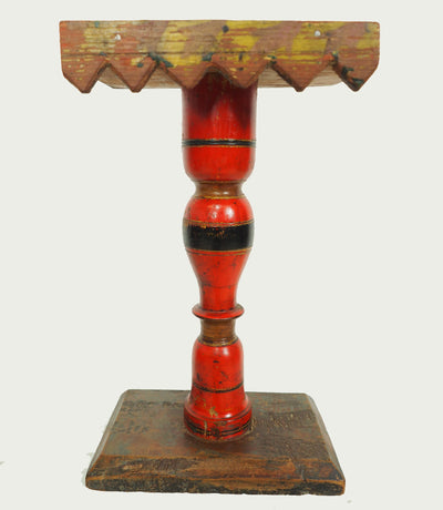 Antike orient handgearbeitete Lacquerware Massiv Holz  öl lampenständer karosin lampenständer  aus Afghanistan Pakistan 19/G  Orientsbazar   