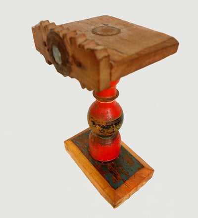 Antike orient handgearbeitete Lacquerware Massiv Holz  öl Lampensockel Kerzenstände karosin lampenständer  aus Afghanistan Pakistan 19/J  Orientsbazar   