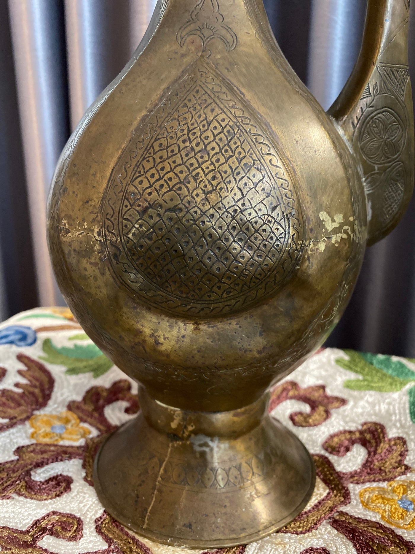 Antik orient MessingTeekanne Kanne um 19 J.h.Bukhara teapot Nr:20/D  Orientsbazar   