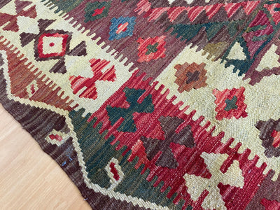 200x153 cm handgewebte nomaden orientt Kelim aus Afghanistan  Nr:69 Teppiche Orientsbazar   