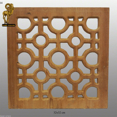 32x32 cm orient handgeschnitzt Holz Fenster Gitter Ziergitter islamische Holz Jali mashrabiya panel new Nr:14 Dekoration Orientsbazar   