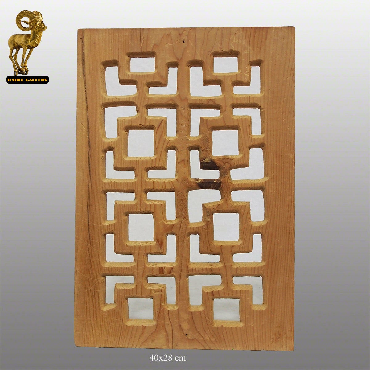 40x28 cm orient handgeschnitzt Holz Fenster Gitter Ziergitter islamische Holz Jali mashrabiya panel new Nr:12 Dekoration Orientsbazar   
