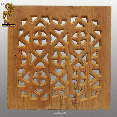 32x32 cm orient handgeschnitzt Holz Fenster Gitter Ziergitter islamische Holz Jali mashrabiya panel new Nr:13 Dekoration Orientsbazar   