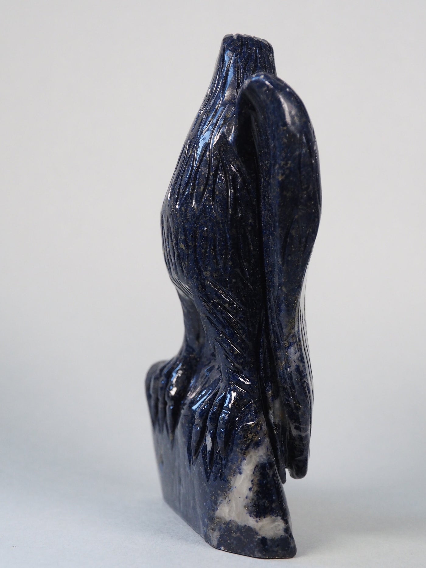 Extravagant Royal blau echt Lapis lazuli Adler Steinfigur vogel figur Skulptur Eagle bird afghanistan Nr:21/21  Orientsbazar   
