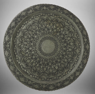 93 Ø antik osmanische islamische ägyptisch marokkanisch orient Kupfer tablett Teetisch Teller beisteltisch tisch  No:21/2  Orientsbazar   