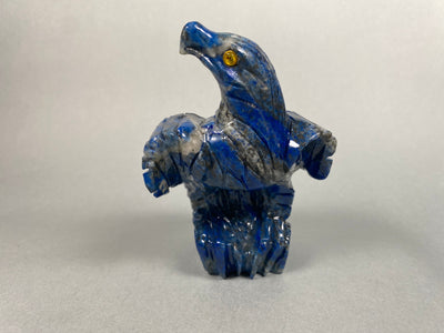 Extravagant Royal blau echt Lapis lazuli Adler Steinfigur vogel figur Skulptur Eagle bird afghanistan Nr:21/3  Orientsbazar   