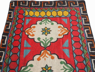 293x214 cm orient handgewebte Teppich Nomaden handgearbeitete Turkmenische nomanden Jurten Filzteppich Filz koshma Afghanistan shyrdak N702  Orientsbazar   