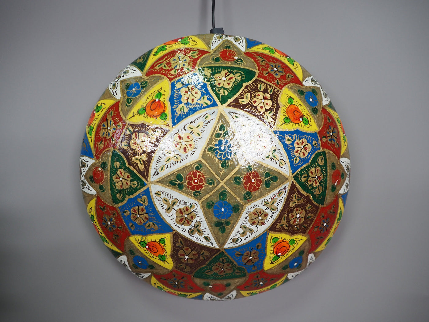 orientalisch handbemalte Lampe Kamelleder Wandlampe  Lampenschirm Stehleuchte Handarbeit aus Multan Pakistan W/1  Orientsbazar   