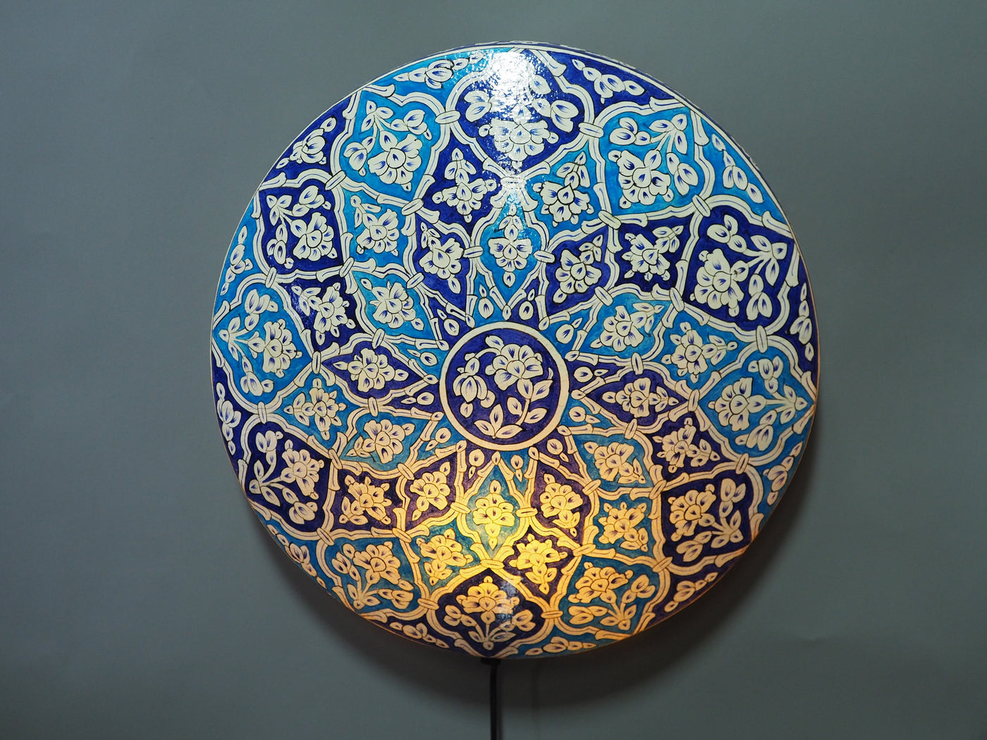 orientalisch handbemalte Lampe Kamelleder Wandlampe  Lampenschirm Stehleuchte Handarbeit aus Multan Pakistan W/7  Orientsbazar   