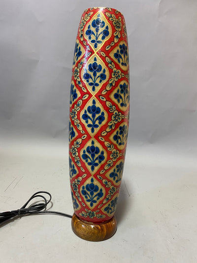 orientalische handbemalte Lampe Kamelleder Tischlampe Nachttischlamp Tischleuchte Nachtlampe Stehleuchte Handarbeit  Multan Pakistan IT/12  Orientsbazar   