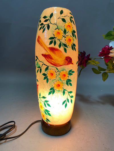 orientalische handbemalte Lampe Kamelleder Tischlampe Nachttischlamp Tischleuchte Nachtlampe Stehleuchte Handarbeit  Multan Pakistan IT/16  Orientsbazar   