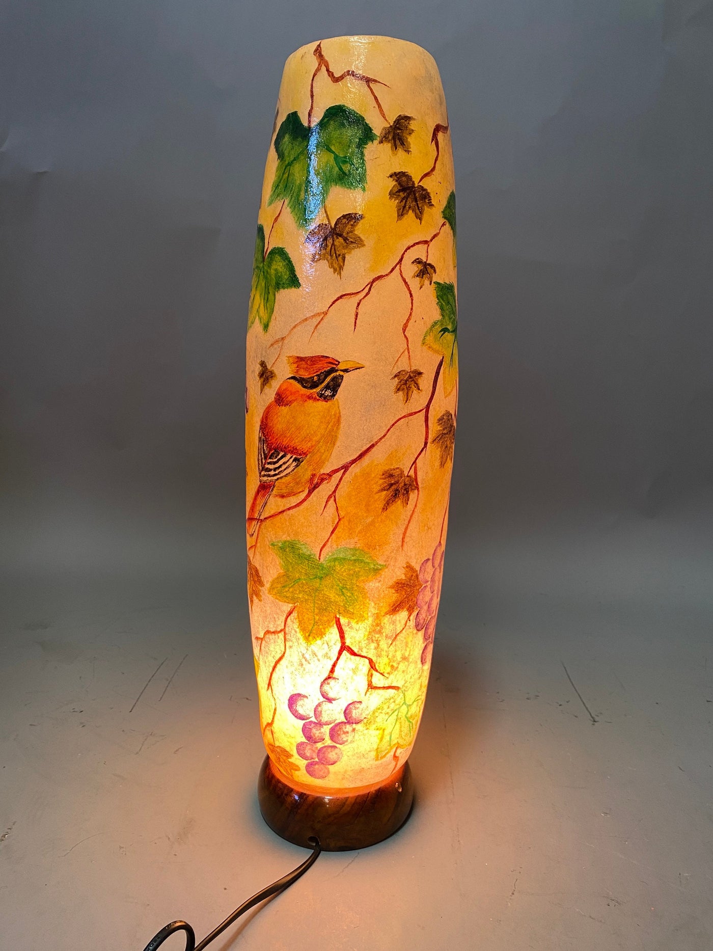 orientalische handbemalte Lampe Kamelleder Tischlampe Nachttischlamp Tischleuchte Nachtlampe Stehleuchte Handarbeit aus Multan Pakistan IT/6  Orientsbazar   