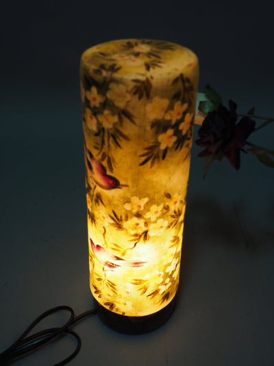 orientalische handbemalte Lampe Kamelleder Tischlampe Nachttischlamp Tischleuchte Nachtlampe Stehleuchte Handarbeit  Multan Pakistan IT/15  Orientsbazar   