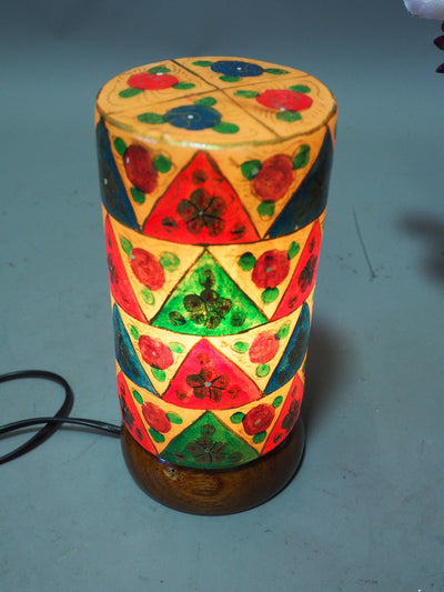 orientalische handbemalte Lampe Kamelleder Tischlampe Nachttischlamp Tischleuchte Nachtlampe Stehleuchte Handarbeit  Multan Pakistan IT/17  Orientsbazar   