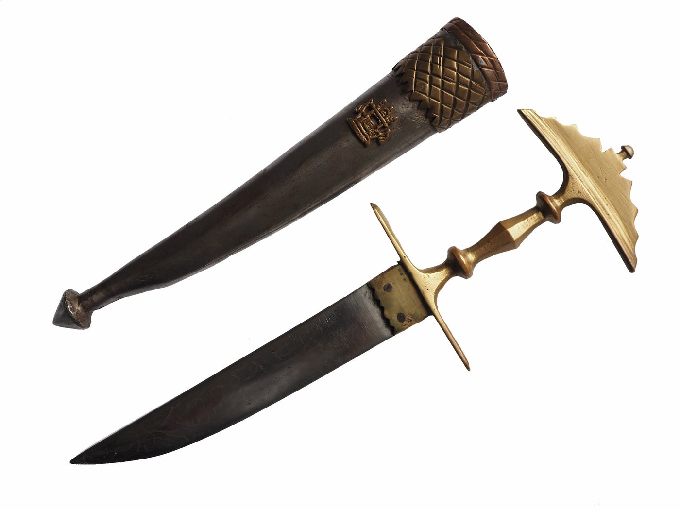 orient islamische Messer Dolch choora dagger Pesh kabze Khybermesser mit Afghanistan WappenNr:EB/2  Orientsbazar   