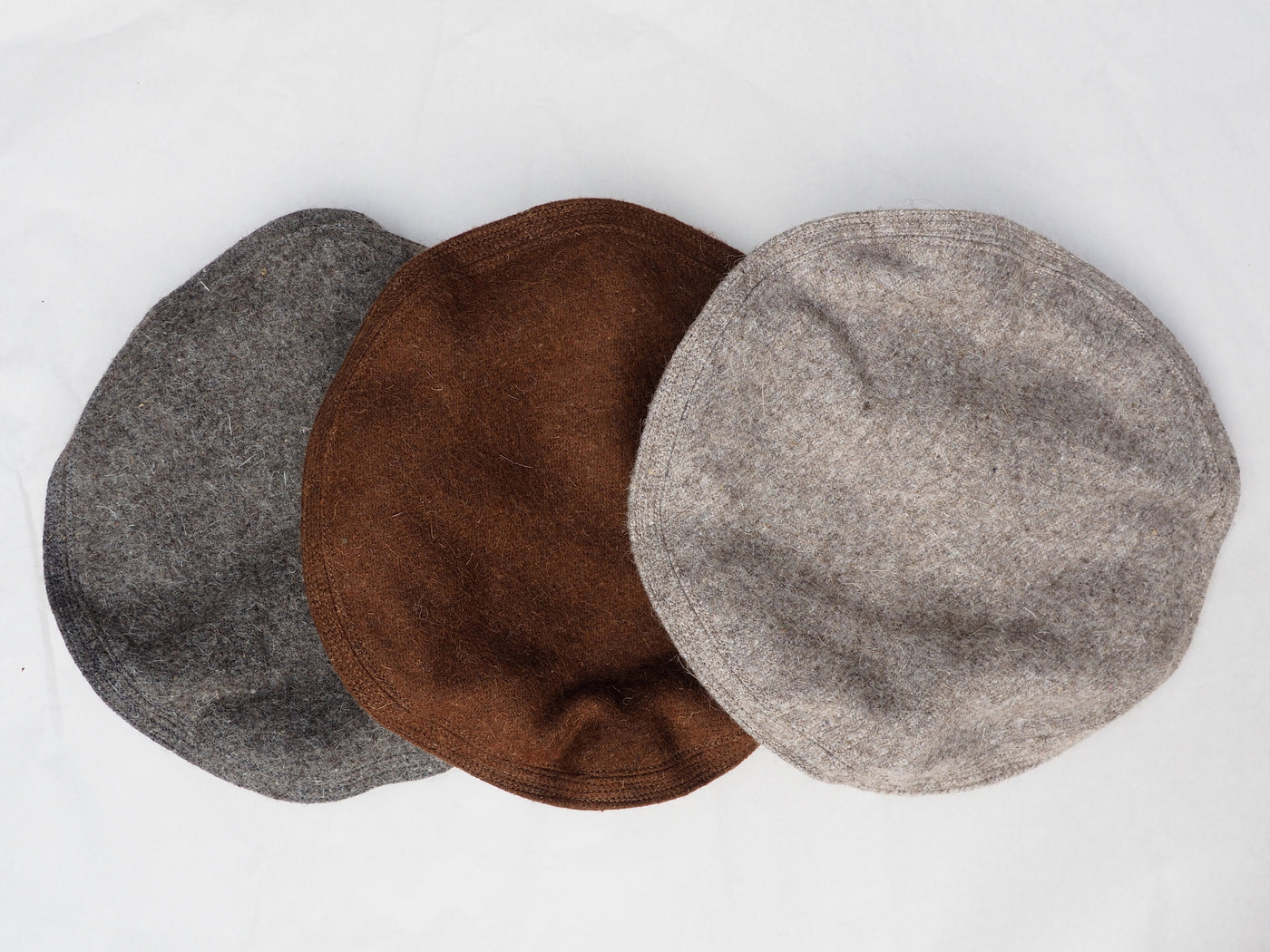 Original Afghanische Premiumqualität  Afghan Kopfbedeckung Pakol Mütze wollomütze Pakistan Grau und Braun  Orientsbazar   