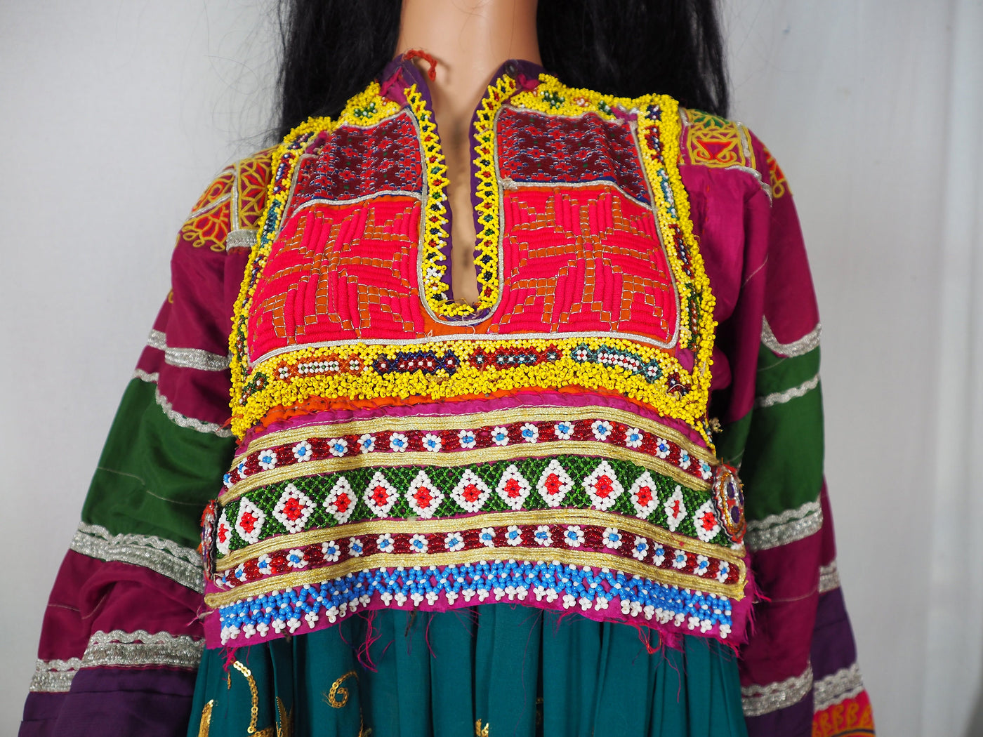 antik Orient Nomaden kuchi frauen Hochzeit Tracht afghan  kleid afghanistan hand bestickte kostüm Nr-WL21/1  Orientsbazar   