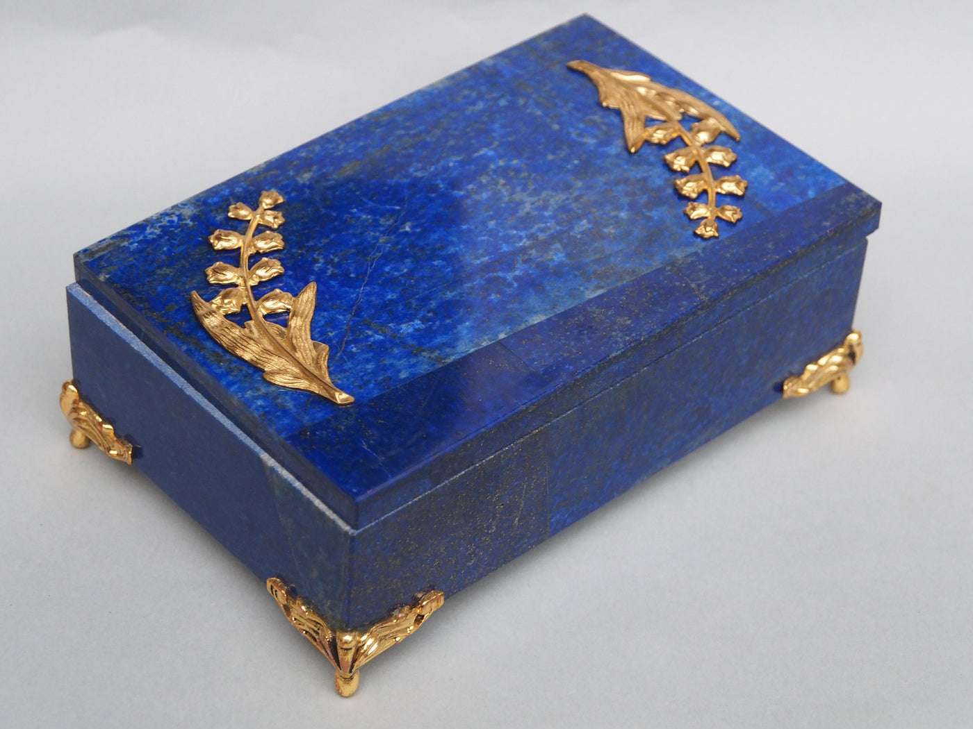 Extravagant Royal blau echt Lapis lazuli büchse Schmuck Dose schatulle Gefäß Pillen Dose aus Afghanistan Nr-18/D  Orientsbazar   