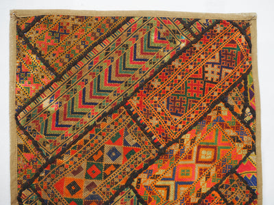 88x53 cm Vintage Bohemian orientalische Patchwork Wandbehang  Nr:21/2 Wandbehang Orientsbazar   