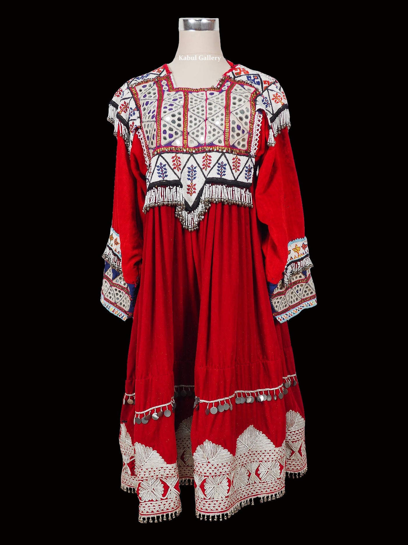 antik Orient Nomaden kuchi frauen Samt Hochzeit Tracht afghan  kleid afghanistan hand bestickte kostüm Nr-WL21/6  Orientsbazar   