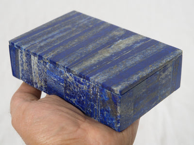 Extravagant Royal blau echt Lapis lazuli Schmuck Dose schatulle Gefäß Dose Büchse deckeldose Süßigkeiten dose aus Afghanistan Nr-21/F  Orientsbazar   