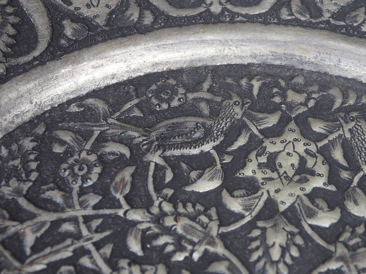 30 Ø antik osmanische islamische ägyptisch marokkanisch orient Kupfer tablett  Teller Afghanistan No:K17  Orientsbazar   