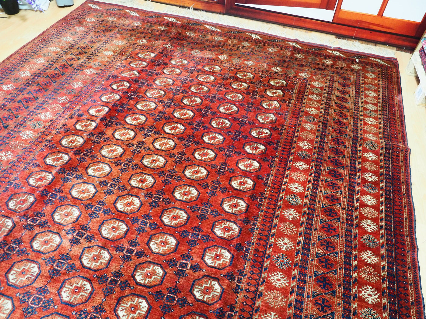325x265 cm antik Seltener turkmen Buchara orientteppich tekke Teppich Afghanistan  Orientsbazar   