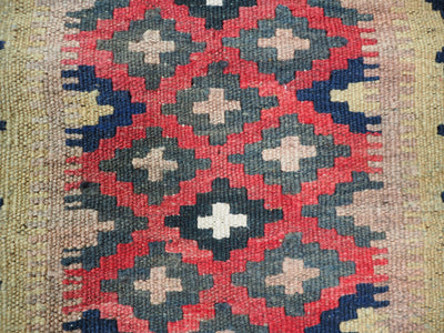 390x85 cm orient Teppich Afghan kelim Nomaden uzbekische Läufer Maimana Nord Afghanistan Nr:16  Orientsbazar   