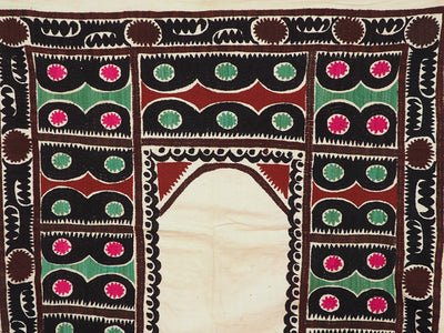 120x115 cm hand bestickte Suzani Stickerei uzbekische seiden suzani Wanddekoration decke Susani Gebetsdecke aus Afghanistan uzbekistan SZ-07 Textilien Orientsbazar   