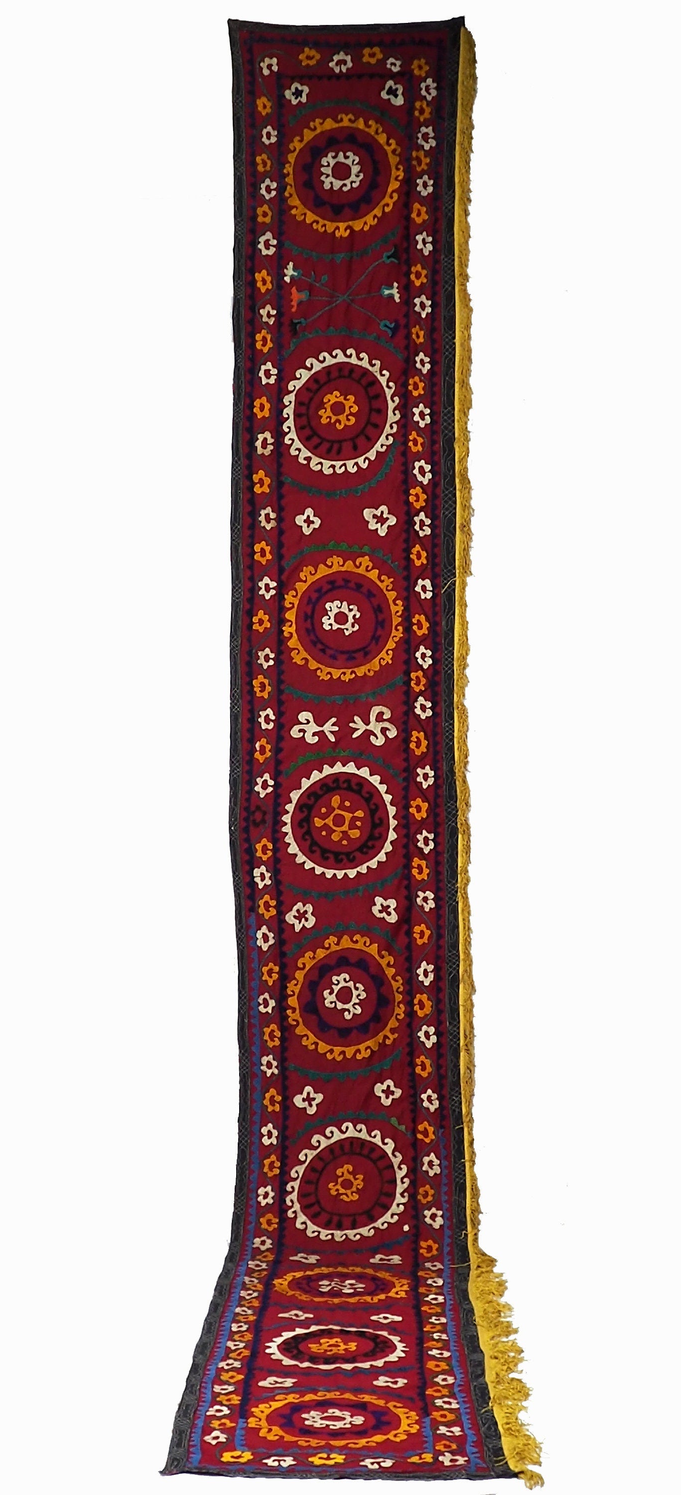 485x62 cm hand bestickte Suzani Stickerei uzbekische seiden suzani Wanddekoration decke Afghanistan uzbekistan SZ22C Textilien Orientsbazar   