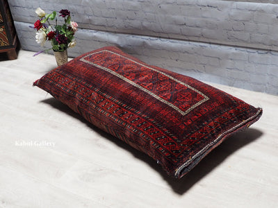 122x65 cm antik orient Afghan belochi Teppich nomaden sitzkissen bodenkissen  Bohemian cushion 1001-nacht Nr.22/9  Orientsbazar   