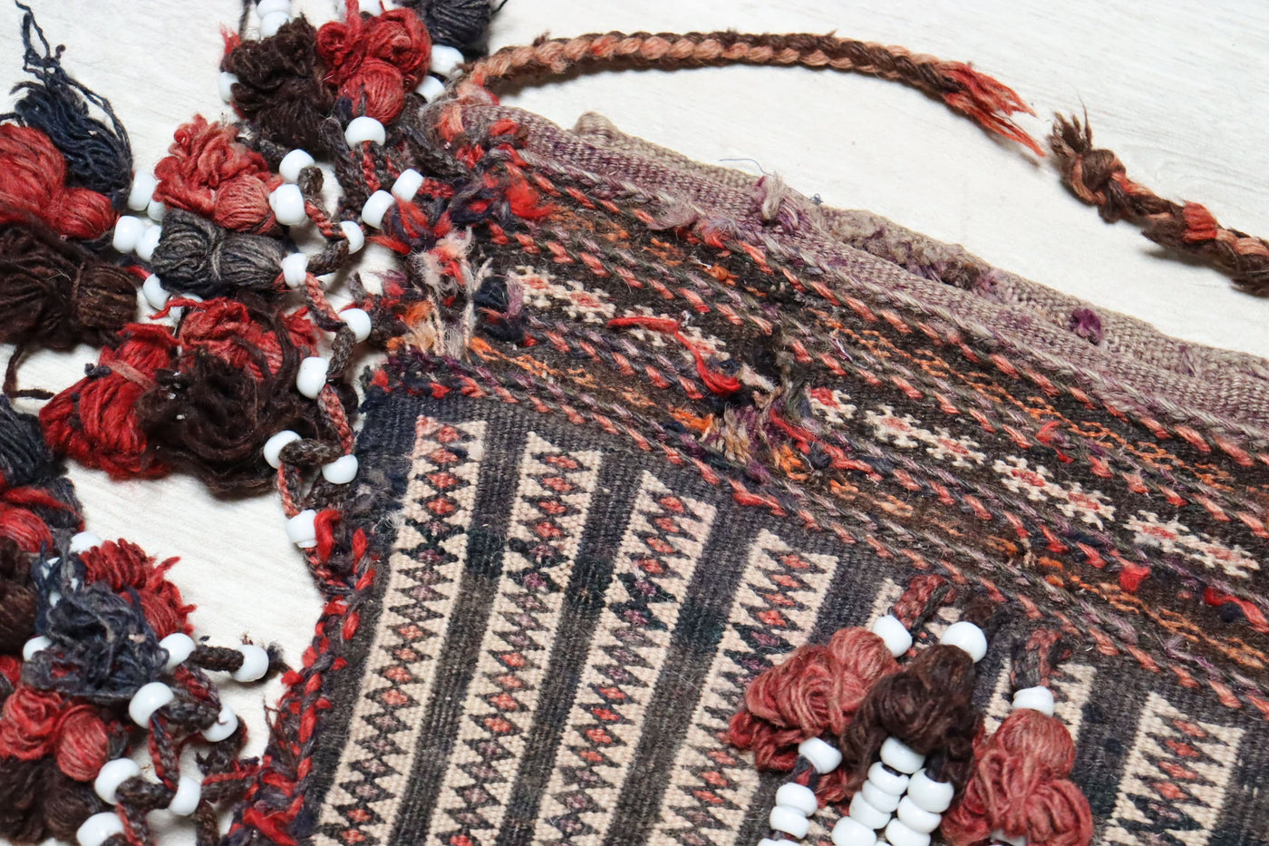 75x60 cm Antik und seltener Belutsch Nomaden Kuchi Zelttasche tasche Salztasche Torba aus Afghanistan  Nr:22/15 Teppiche Orientsbazar   