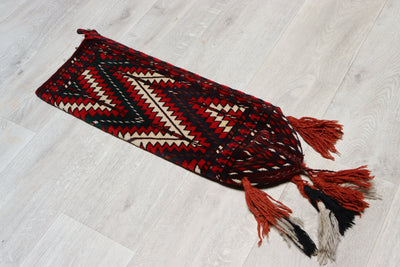 orient Tukmeische Teppich Tasche nomaden Handgeknüpft wollen Zeldttasche  tragetasche 1001-nacht Turkmenistan Uk Bash  22/16  Orientsbazar   