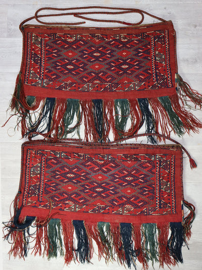 90x70 cm Antik und seltener Uzbek Nomaden Zelttasche tasche Torba aus Afghanistan jaller Turkmenistan  Nr:22/23 Teppiche Orientsbazar   