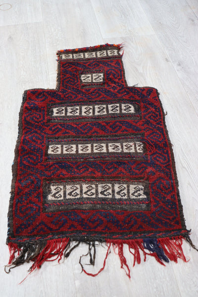 60x40 cm Antik und seltener Belutsch Nomaden Kuchi Zelttasche tasche Salztasche Torba aus Afghanistan  Nr:22/102 Teppiche Orientsbazar   