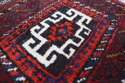 39x38 cm Antik und seltener Belutsch Nomaden Kuchi Zelttasche tasche Salztasche Torba aus Afghanistan  Nr:105 Teppiche Orientsbazar   