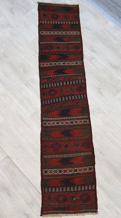 240x50 cm antike orient Afghan belotsch kelim Teppich Beloch Malaki sumakh  NR:779 Teppiche Orientsbazar   