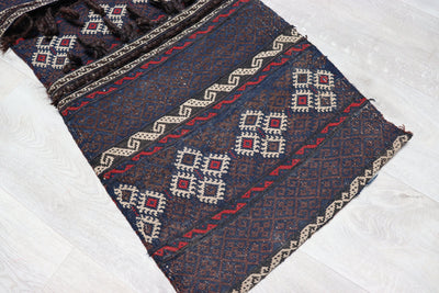 118x54 cm orient BelutschistanTeppich nomaden sitzkissen bodenkissen cushion Doppeltasche Satteltasche (Maliki Khorjin) Torba Nr:37  Orientsbazar   