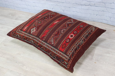 117x73 cm vintage orient Afghan sumakh kelim nomaden sitzkissen bodenkissen Bohemian cushion 1001-nacht  22/24  Orientsbazar   